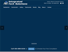 Tablet Screenshot of integratedtechsolutions.com